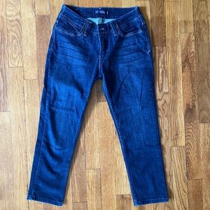 Levi’s 535 legging Capri blue jeans